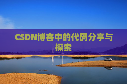 CSDN博客中的代码分享与探索